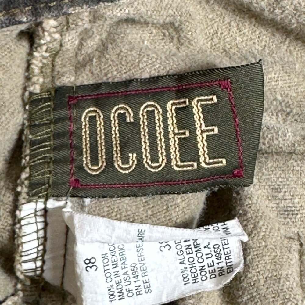 Vintage Ocoee Mens Trebark Camo Outdoor 6 Pocket Cargo Pants 38 100% Cotton - Picture 5 of 12